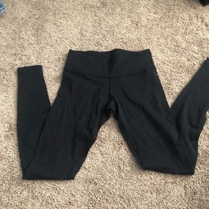 black preloved full length lululemon leggings